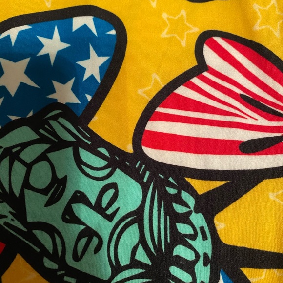 NWOT LLR “Americana” OS Leggings - Picture 4 of 5